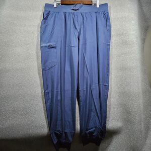 CozyFit Blue Scrub Pants – Size Large, New Without Tags